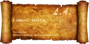 Lampel Anita névjegykártya